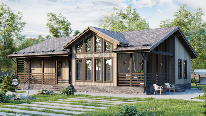 Каркасный дом Сетунь 10х14.5