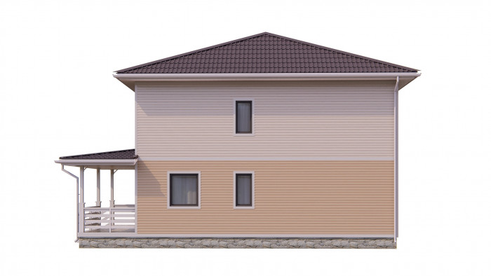 Каркасный дом Терек 9х11