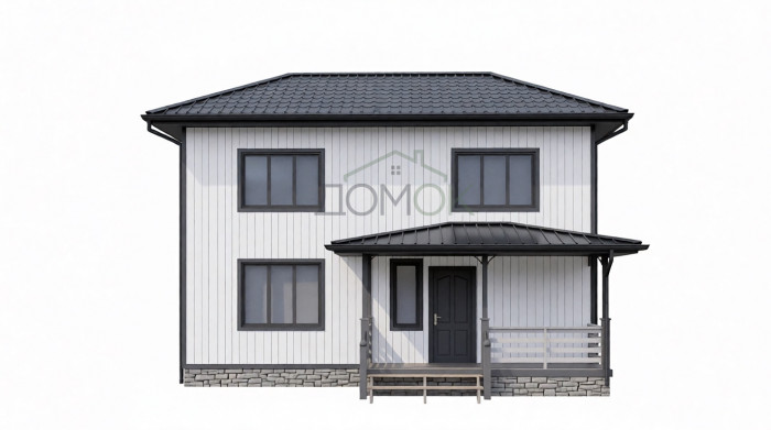 Каркасный дом Терек 9х11