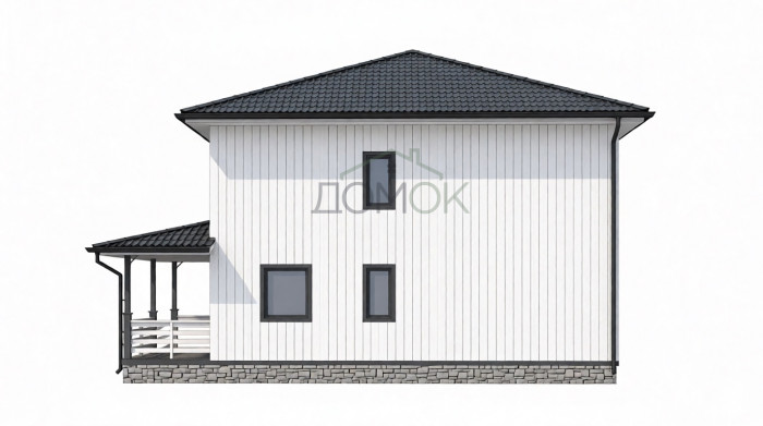 Каркасный дом Терек 9х11