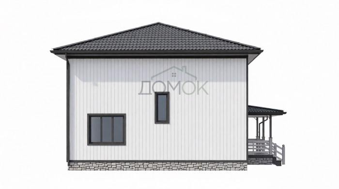 Каркасный дом Терек 9х11
