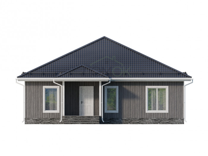 Каркасный дом Клубиш 11.5х11.5