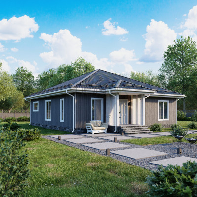 Каркасный дом Клубиш 11.5х11.5