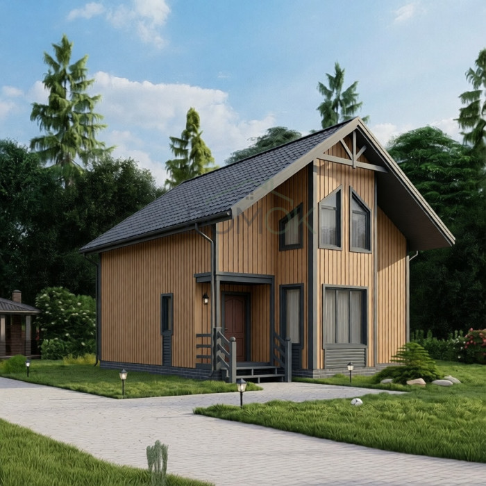 Каркасный дом Селенга 9x8