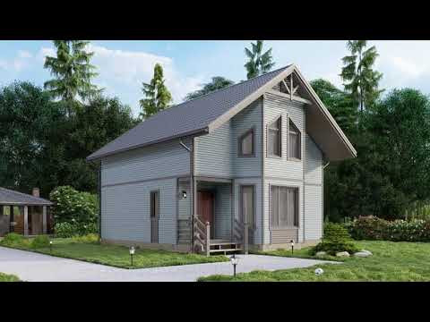 Каркасный дом Селенга 9x8