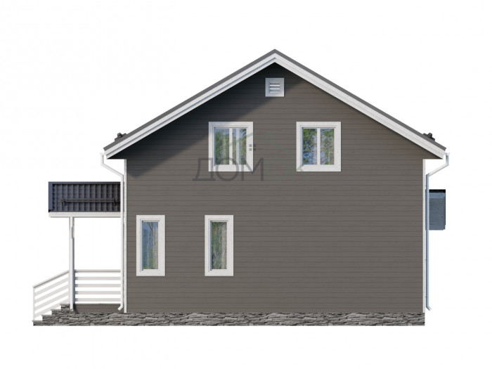 Каркасный дом Тайга-2 8x8.5 