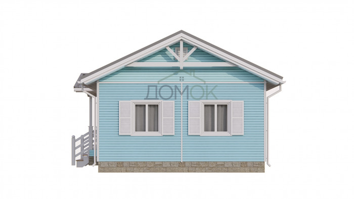 Каркасно-панельный дом Кама 6x9