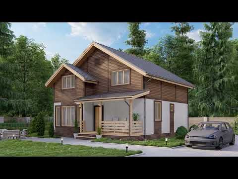 Каркасный дом Алтай 9x9.5