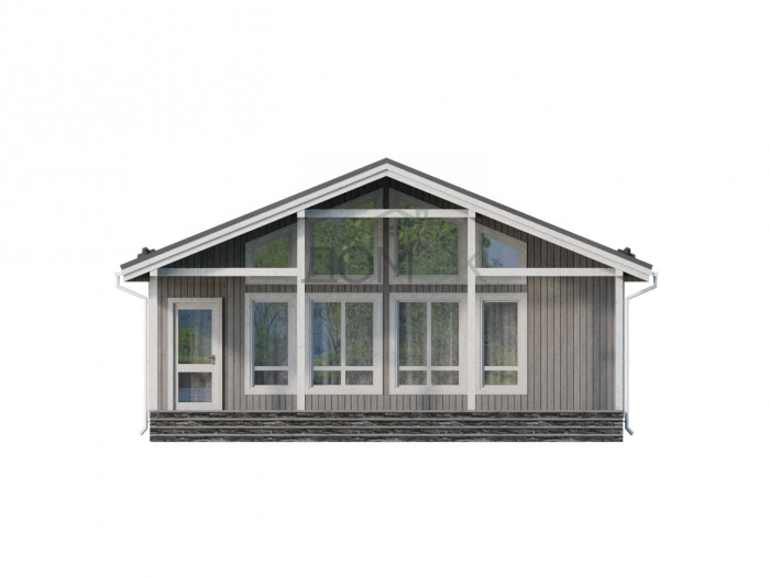 Каркасный дом Волга 9x10