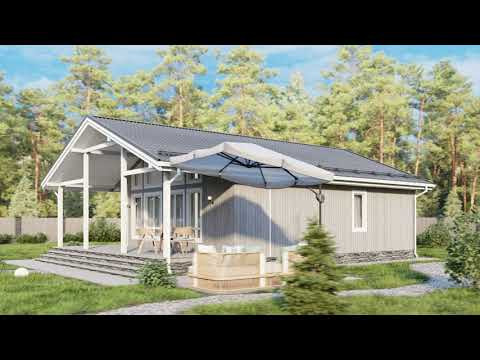 Каркасный дом Волга 9x10