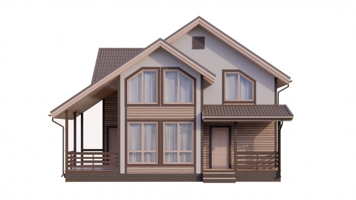 Каркасный дом Онега 9x8.5