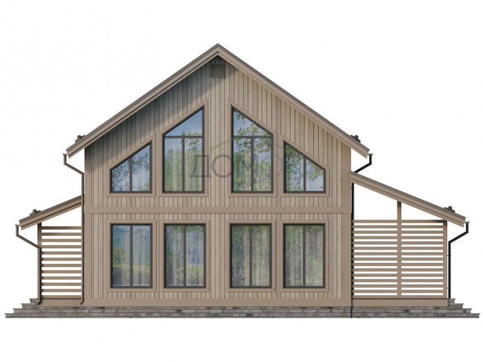Каркасный дом Велс 8x10