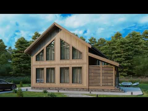 Каркасный дом Велс 8x10