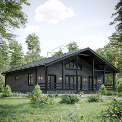 Каркасный дом Стивер 10.5х12 Лофт 