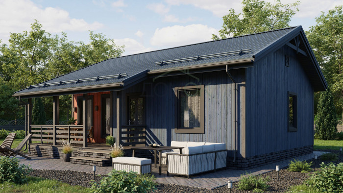 Каркасный дом Вологда-2 10x8 