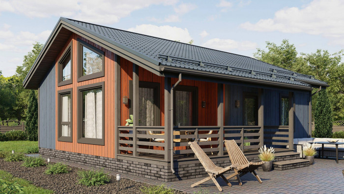 Каркасный дом Вологда-2 10x8 