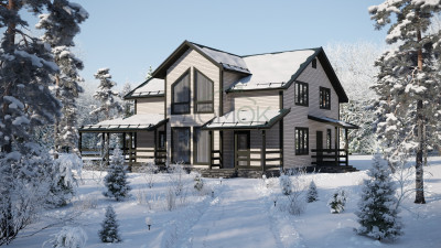 Каркасный дом Ильмень-2 10.5x10 