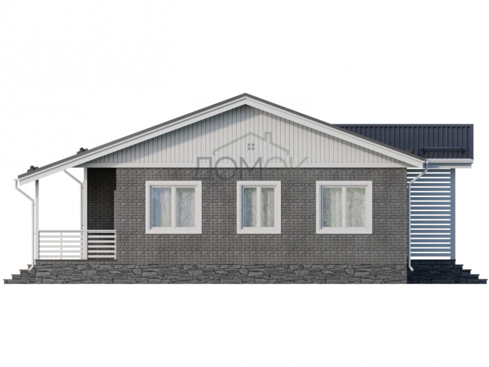 Каркасный дом Витим 10x12