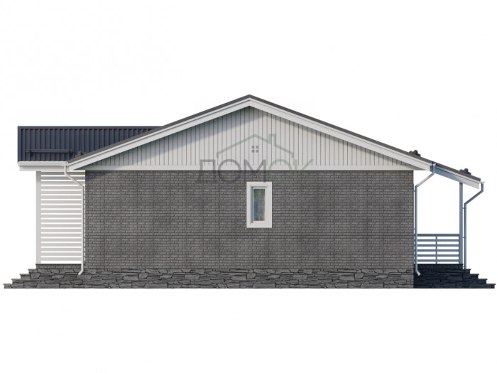 Каркасный дом Витим 10x12