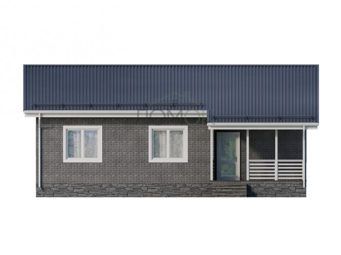 Каркасный дом Витим 10x12