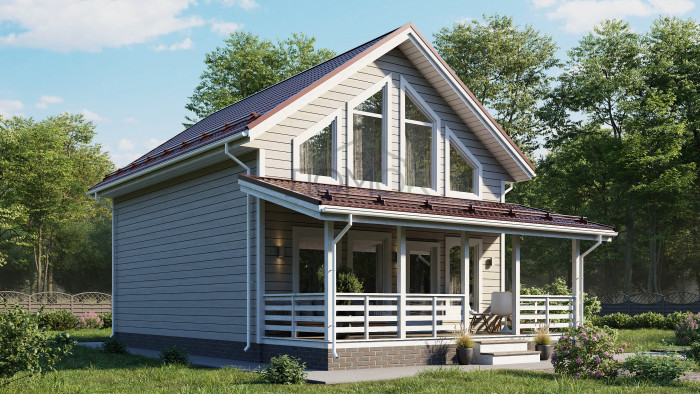 Каркасный дом Вильент-2 7х9