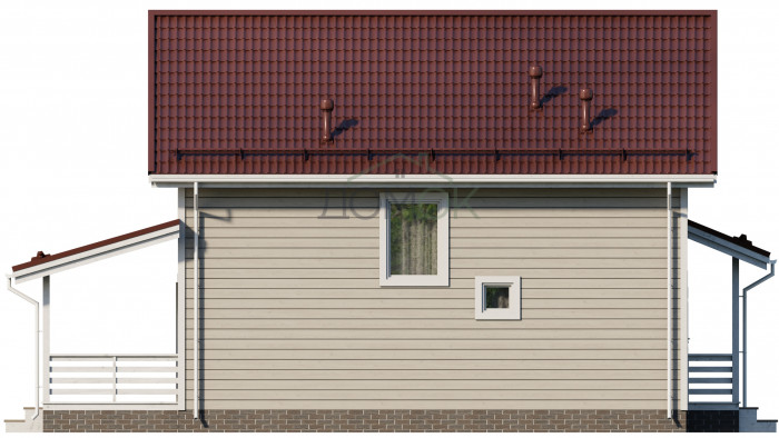 Каркасный дом Вильент-2 7х9