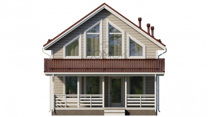 Каркасный дом Вильент-2 7х9