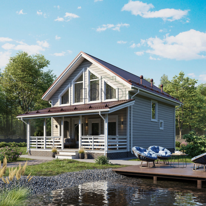 Каркасный дом Вильент-2 7х9