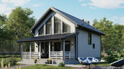 Каркасный дом Вильент-2 7х9