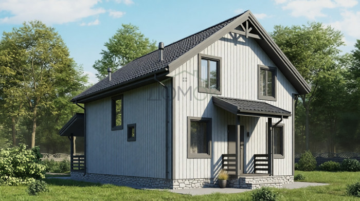 Каркасный дом Вильент-2 7х9