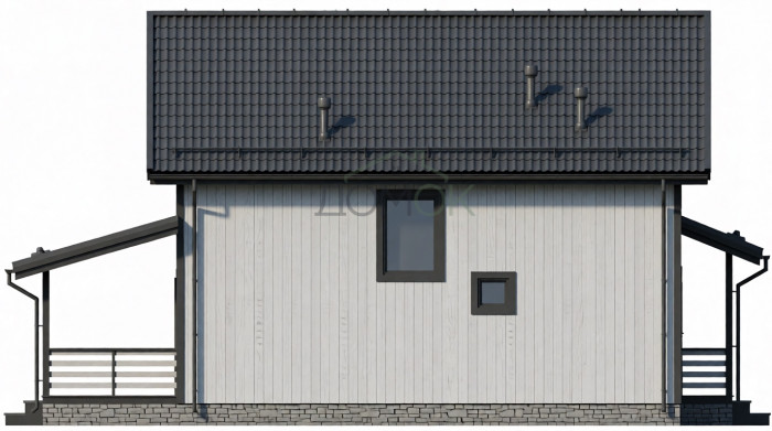 Каркасный дом Вильент-2 7х9