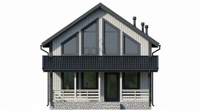 Каркасный дом Вильент-2 7х9