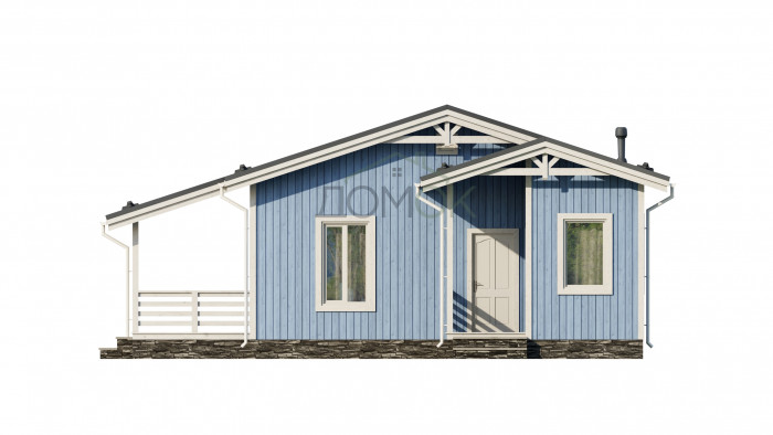 Каркасный дом Ангара 8х14.5 