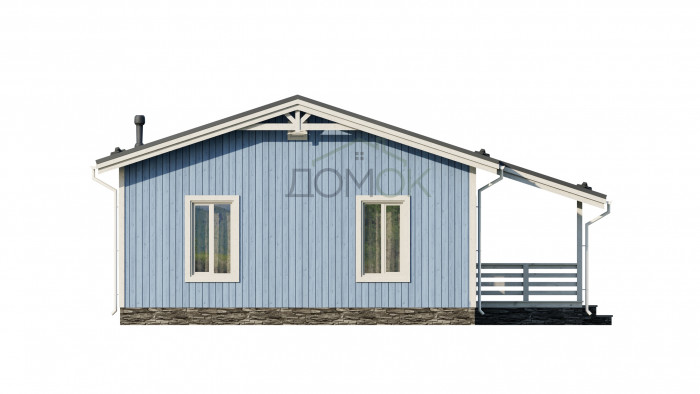 Каркасный дом Ангара 8х14.5 