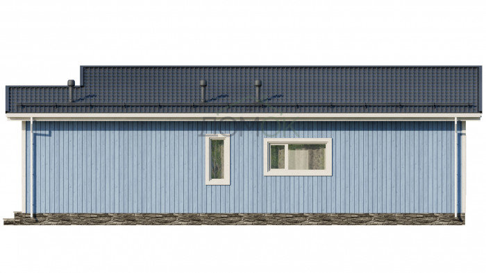 Каркасный дом Ангара 8х14.5 