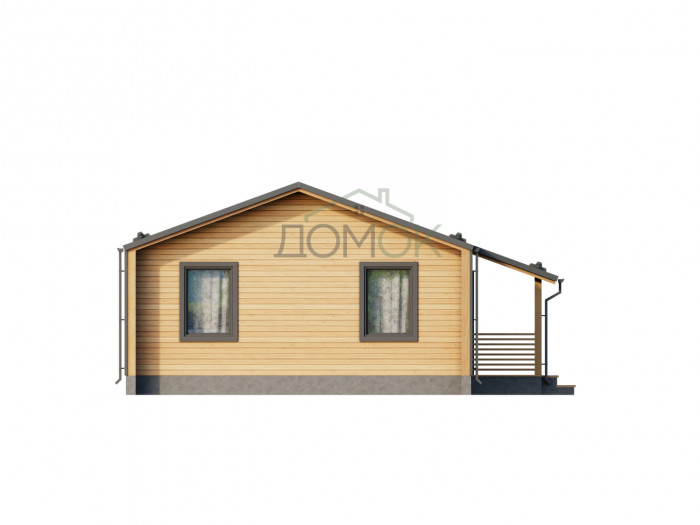 Каркасный дом БАРНЕВА 7х12.5