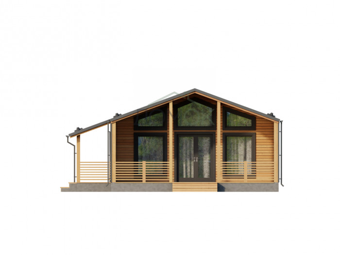 Каркасный дом БАРНЕВА 7х12.5