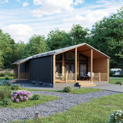 Каркасный дом БАРНЕВА 7х12.5