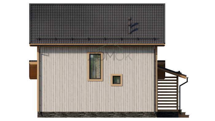 Каркасный дом Аверим 8х8 