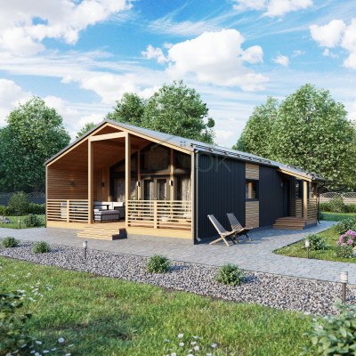 Каркасный дом БАРНЕВА 8х13