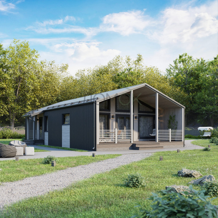 Каркасный дом БАРНЕВА 8х14.5