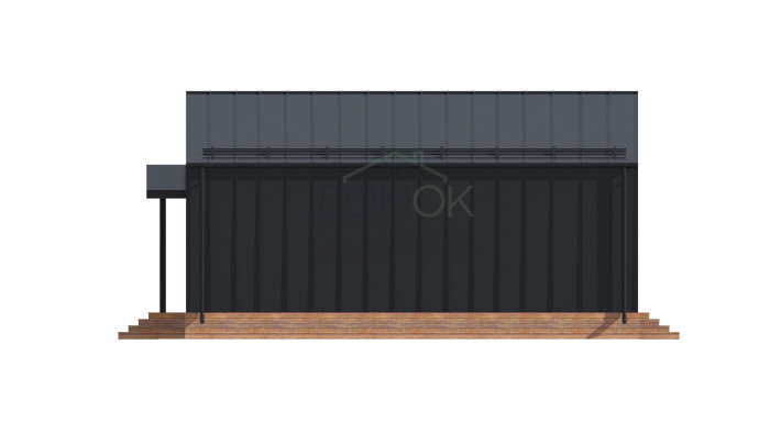 Каркасный дом БАРНЕВА 7х7