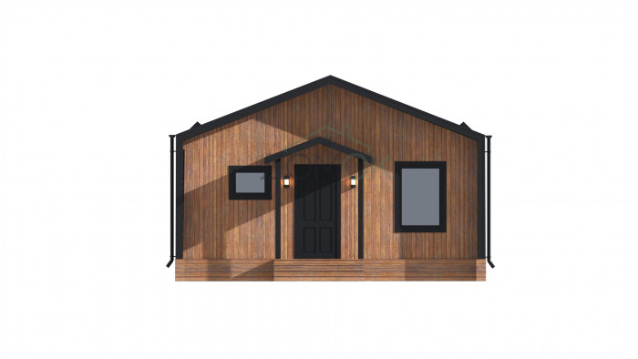 Каркасный дом БАРНЕВА 7х7