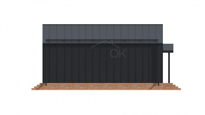 Каркасный дом БАРНЕВА 7х7