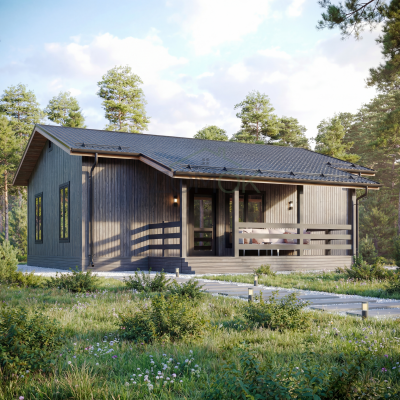 Каркасный дом Ангара 8х10 