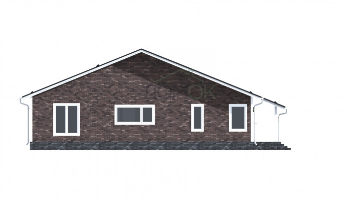 Каркасный дом Синара 10.7х13 