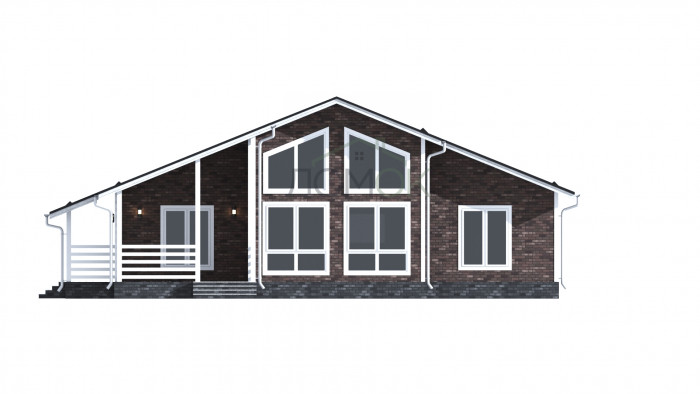 Каркасный дом Синара 10.7х13 