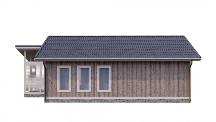 Каркасный дом Омолон 7x10