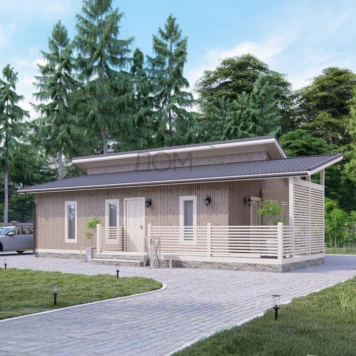 Каркасный дом Омолон 7x10