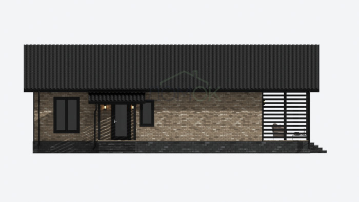 Каркасный дом Стивер 8х12 Лофт